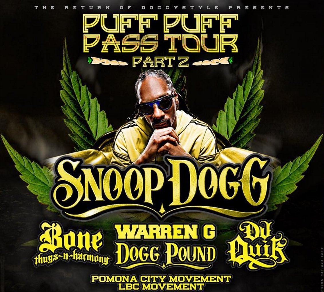 playlist & preview Puff Puff Pass Tour Part 2 stops in Oakland eventseeker blog